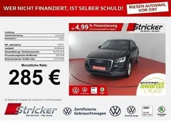 Schwarz (mythosschwarz metallic) Gebraucht 2022 Audi Q2 Comfort SUV | 22.948 € (Guter Preis)