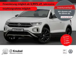 Pure white Gebraucht 2024 VW T-Roc Cabriolet Style Cabrio | 35.450 € (Etwas zu teuer)