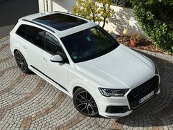 Weiß Gebraucht 2021 Audi Q7 S-Line SUV | 55.970 € (Etwas zu teuer)