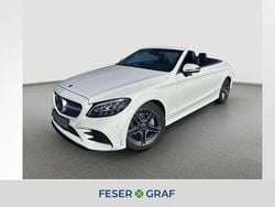 Polarweiss Gebraucht 2019 Mercedes C180 AMG line Cabrio | 27.950 € (Guter Preis)