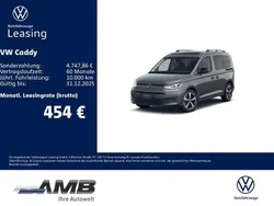 Grau Neu 2025 VW Caddy Style Van / Kleinbus | 44.790 € (Teuer)