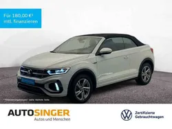 Pure white Gebraucht 2024 VW T-Roc Cabriolet R-line Cabrio | 32.430 € (Fairer Preis)
