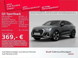 Daytonagrau perleffekt Gebraucht 2022 Audi Q3 Sportback Ambiente SUV | 40.961 € (Fairer Preis)