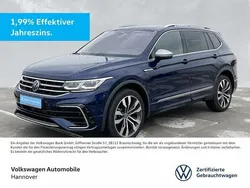 Atlantic blue metallic Gebraucht 2024 VW Tiguan Allspace R-line SUV | 44.280 € (Fairer Preis)