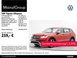 Kings red metallic (metallic) Gebraucht 2022 VW Tiguan Allspace Elegance SUV | 31.760 € (Guter Preis)
