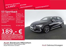Mythosschwarz metallic Gebraucht 2024 Audi S3 Design Limousine | 38.961 € (Guter Preis)