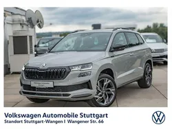 Stahlgrau Gebraucht 2025 Skoda Karoq SportLine SUV | 40.430 € (Fairer Preis)