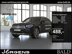 Schwarz metalliclack obsidians Gebraucht 2022 Mercedes GLC300e AMG Coupé | 51.880 € (Teuer)
