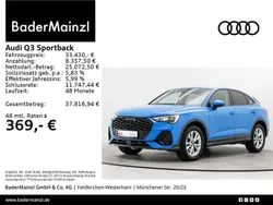 Turboblau (metallic) Gebraucht 2022 Audi Q3 Sportback S-Line SUV | 33.430 € (Guter Preis)