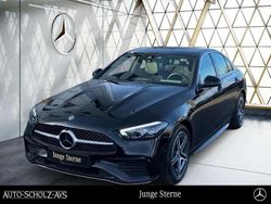 Unilack schwarz uni Gebraucht 2025 Mercedes C220 AMG Limousine | 43.690 € (Etwas zu teuer)