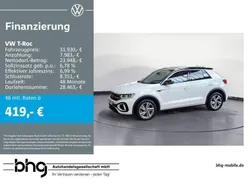 Pure white/schwarz Gebraucht 2024 VW T-Roc R-line SUV | 31.930 € (Fairer Preis)