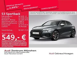 Daytonagrau perleffekt Gebraucht 2024 Audi S3 Ambiente Limousine | 46.429 € (Etwas zu teuer)