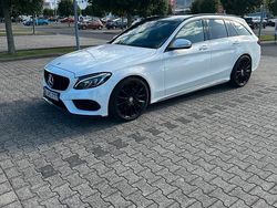 Weiß Gebraucht 2015 Mercedes C220 AMG line Kombi | 17.000 € (Etwas zu teuer)