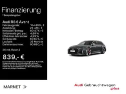 Daytonagrau perleffekt Gebraucht 2023 Audi RS6 Sport Kombi | 104.890 € (Guter Preis)