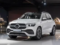 Polarweiss Gebraucht 2022 Mercedes GLE350 AMG line SUV | 58.980 € (Superpreis)