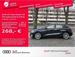 Schwarz Gebraucht 2024 Audi A3 Sportback Advanced Limousine | 31.940 € (Superpreis)