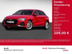 Progressivrot metallic Gebraucht 2024 Audi A3 Sportback S-Line Limousine | 31.355 € (Superpreis)