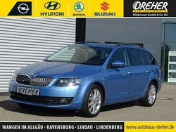 Denimblau metallic Gebraucht 2016 Skoda Octavia Joy Kombi | 16.770 € (Etwas zu teuer)