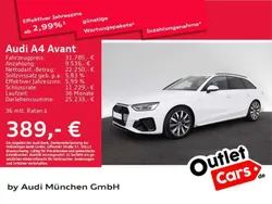 Ibisweiß Gebraucht 2023 Audi A4 S-Line Kombi | 32.443 € (Superpreis)
