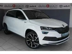 Moonweiß perleffekt (metallic) Gebraucht 2021 Skoda Karoq SUV | 25.990 € (Etwas zu teuer)