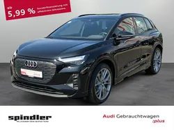 Mythosschwarz metallic Gebraucht 2022 Audi Q4 e-tron Advanced SUV | 27.980 € (Fairer Preis)
