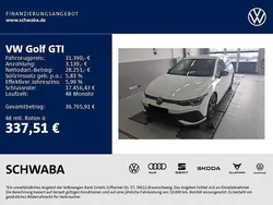 Pure white Gebraucht 2022 VW Golf VIII GTI Clubsport Limousine | 31.390 € (Guter Preis)