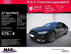 Mythosschwarz metallic (metallic) Gebraucht 2024 Audi A7 Sportback Ambiente Kleinwagen | 63.779 € (Guter Preis)