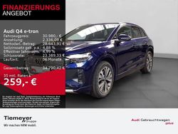 Navarrablau metallic Gebraucht 2022 Audi Q4 e-tron Advanced SUV | 30.980 € (Fairer Preis)