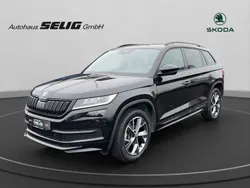 Schwarz metallic Gebraucht 2020 Skoda Kodiaq SportLine SUV | 28.990 € (Fairer Preis)