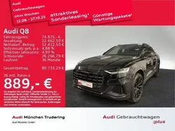 Mythosschwarz metallic Gebraucht 2023 Audi Q8 Competition SUV | 74.875 € (Fairer Preis)