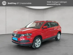 Velvet red metallic Gebraucht 2019 Skoda Karoq Ambition SUV | 19.890 € (Fairer Preis)