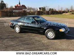 Schwarz metallic Gebraucht 1997 Mercedes SL500 Cabrio | 45.000 €