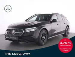 Schwarz metalliclack obsidians Gebraucht 2024 Mercedes E300 AMG Kombi | 50.999 € (Guter Preis)