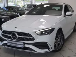 Opalithweiss Gebraucht 2024 Mercedes C300e AMG Limousine | 49.980 € (Fairer Preis)