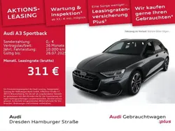 Grau Gebraucht 2024 Audi A3 Sportback S-Line Limousine | 39.450 € (Teuer)