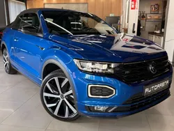 Blau Gebraucht 2021 VW T-Roc Cabriolet R-line Cabrio | 26.900 € (Fairer Preis)