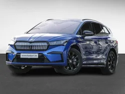 Raceblau metallic Gebraucht 2024 Skoda Enyaq iV SportLine SUV | 57.888 € (Etwas zu teuer)