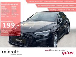 Schwarz Gebraucht 2024 Audi A3 Sportback S-Line Limousine | 31.500 € (Superpreis)