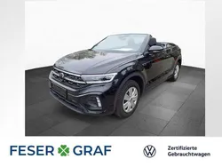 Deep black perleffekt schwarz Gebraucht 2024 VW T-Roc Cabriolet R-line Cabrio | 33.890 € (Guter Preis)