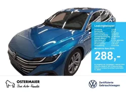 Blau Gebraucht 2023 VW Arteon R-line Kombi | 37.380 € (Fairer Preis)