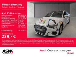 Gletscherweiß metallic Gebraucht 2022 Audi A3 Ambiente Limousine | 22.430 € (Guter Preis)