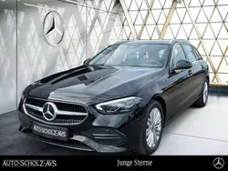 Schwarz Gebraucht 2024 Mercedes C220 Avantgarde Kombi | 39.399 € (Fairer Preis)