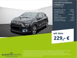 Perlaneraschwarz (metallic) Gebraucht 2023 Citroën C3 PureTech Kleinwagen | 15.840 € (Fairer Preis)