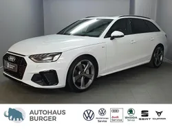 Gletscherweiss (weiß), metallic Gebraucht 2021 Audi A4 S-Line Kombi | 25.970 € (Fairer Preis)