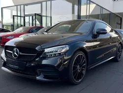Schwarz Gebraucht 2022 Mercedes C200 AMG line Plus Coupé | 38.980 € (Fairer Preis)