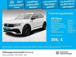 Oryxweiß perlmutteffekt (metallic) Gebraucht 2021 VW Tiguan R-line SUV | 29.850 € (Guter Preis)