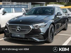Lack obsidianschwarz Gebraucht 2024 Mercedes E300 AMG Limousine | 63.420 € (Teuer)