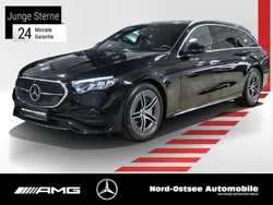 Metalliclack obsidianschwarz Gebraucht 2024 Mercedes E220 AMG Kombi | 51.990 € (Guter Preis)