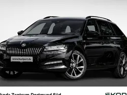 Schwarz Gebraucht 2021 Skoda Superb SportLine Kombi | 27.488 € (Guter Preis)