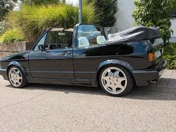 Schwarz Gebraucht 1990 VW Golf Cabriolet Karmann Cabrio | 9.980 €
